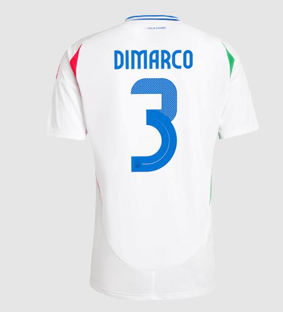 (image for) DIMARCO #3 Italy Away Jersey Euro 2024